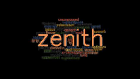 synonym of zenith.